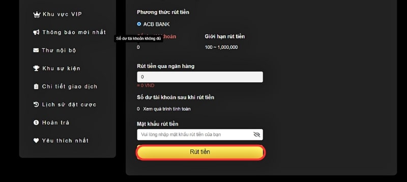 Anh em tạo lệnh rút tiền và gửi cho nhà cái 